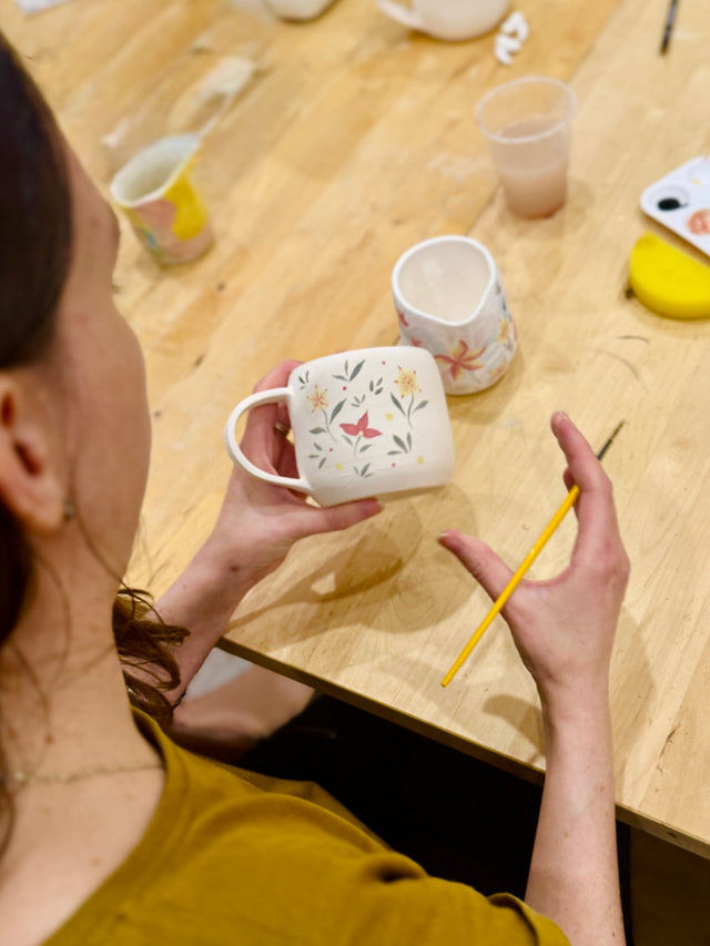 Pottery Decorating Class: Paint Your Own Ceramic Mug