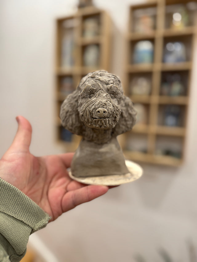 Pet Sculpture Portrait in Clay Workshop