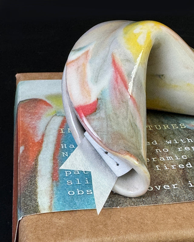 Marbled Ceramic Fortune Cookies • Made to last forever