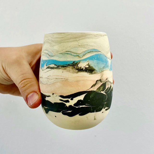 Ceramic Mug, Landscape Motif