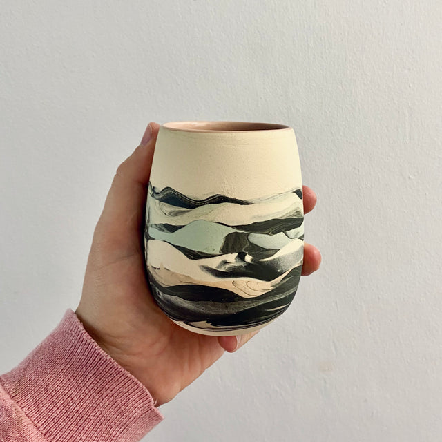 Ceramic Mug, Landscape Motif