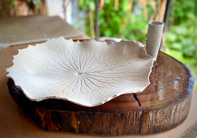 Ceramic Large Lotus Platter