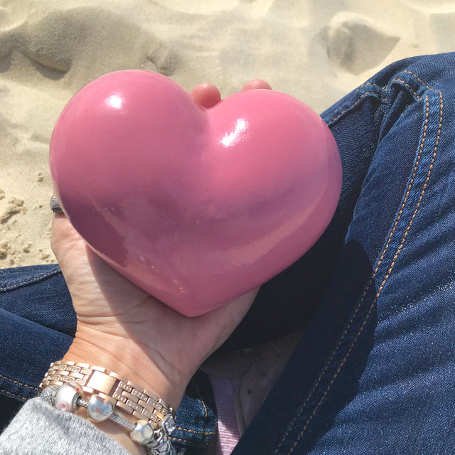 Big Heart Ceramic Keepsake Contemporary Ceramic Art Ash Urn