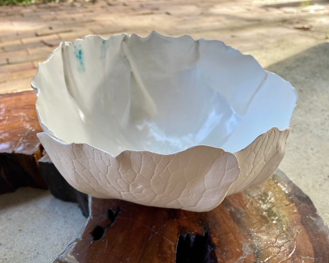Ceramic Porcelain Paper clay fruit bowl