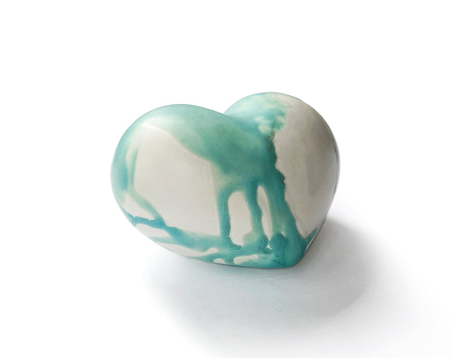Big Heart Ceramic Keepsake Contemporary Ceramic Art Ash Urn