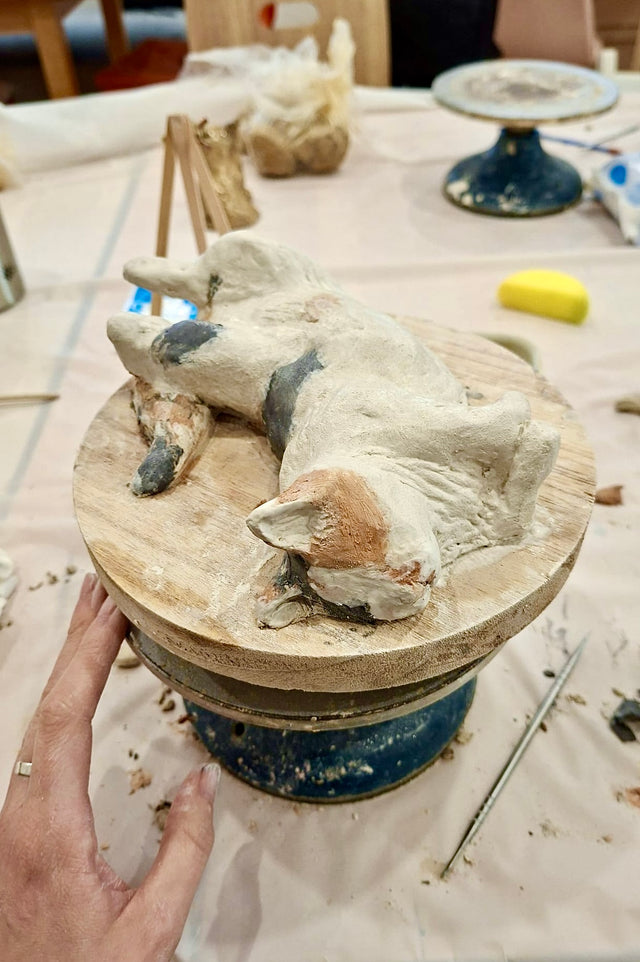 Pet Sculpture Portrait in Clay Workshop