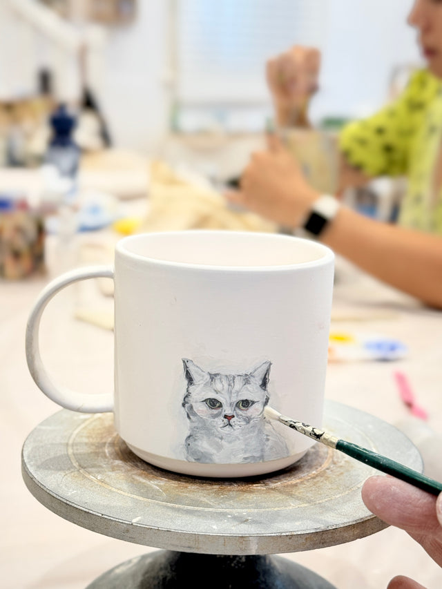 Pottery Decorating Class: Paint Your Own Ceramic Mug