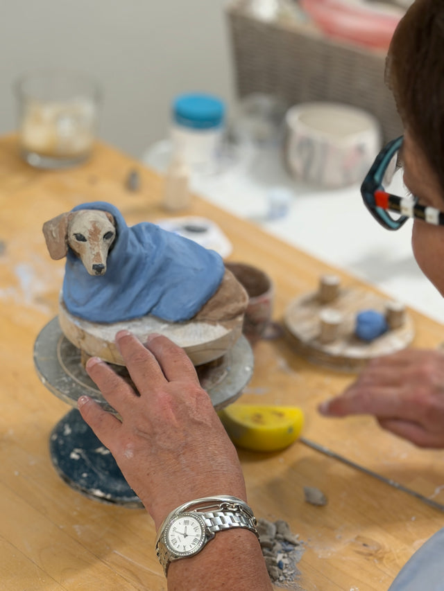 Pet Sculpture Portrait in Clay Workshop