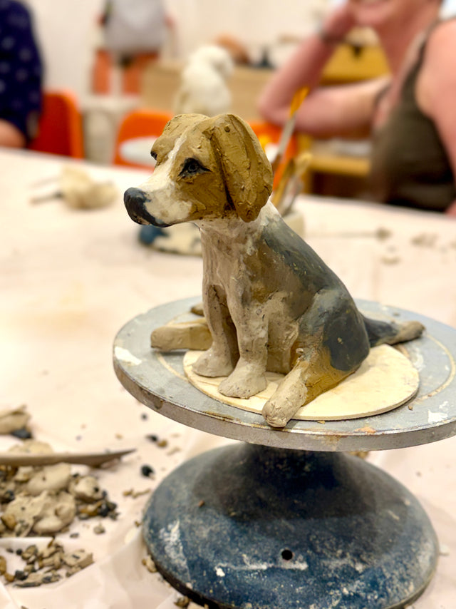 Pet Sculpture Portrait in Clay Workshop