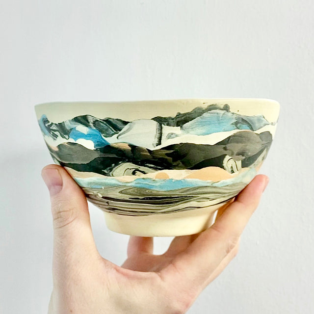 Landscape Series Ceramic Breakfast Bowl