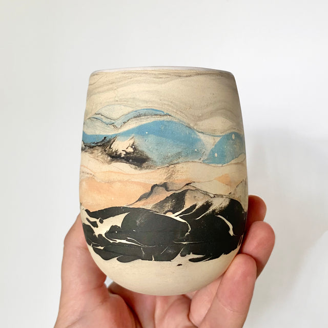 Ceramic Mug, Landscape Motif
