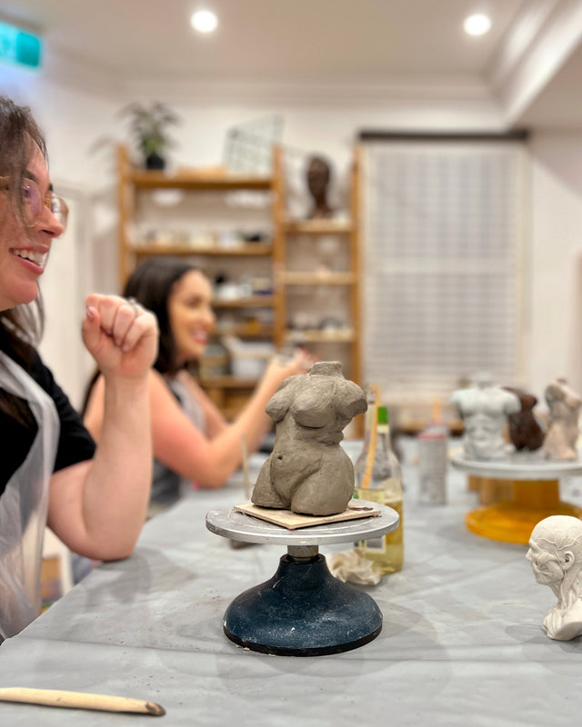 Clay Sculpture Workshop: Make A Torso in Melbourne, 6th Aug at 2.30pm