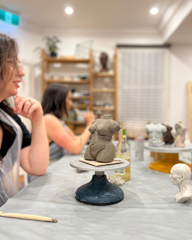 Clay Sculpture Workshop: Make A Torso in Melbourne, 6th Aug at 2.30pm