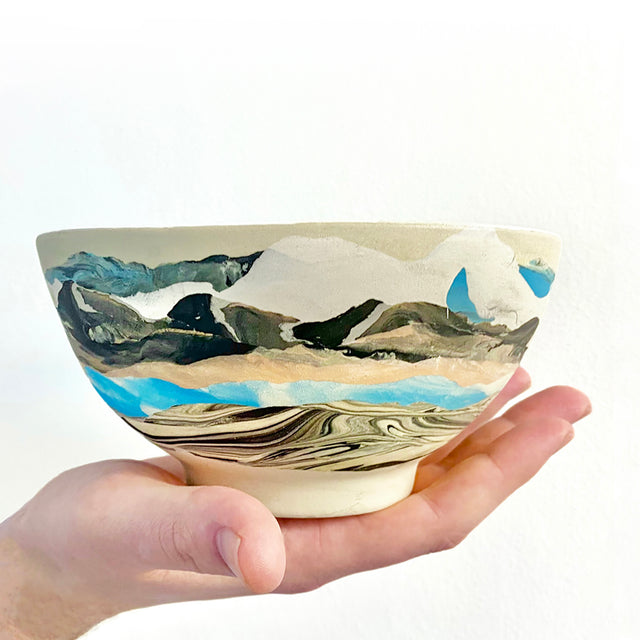 Landscape Series Ceramic Breakfast Bowl