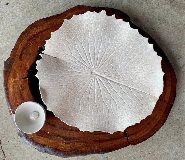 Ceramic Large Lotus Platter