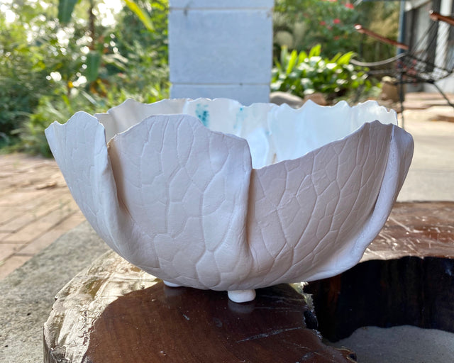 Ceramic Porcelain Paper clay fruit bowl