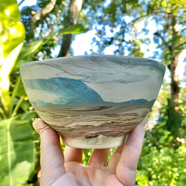 Landscape Series Ceramic Breakfast Bowl